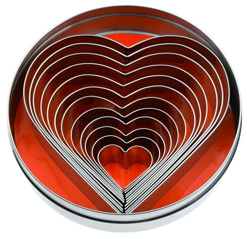 Ausstechersatz Herz glatt 12-tlg.