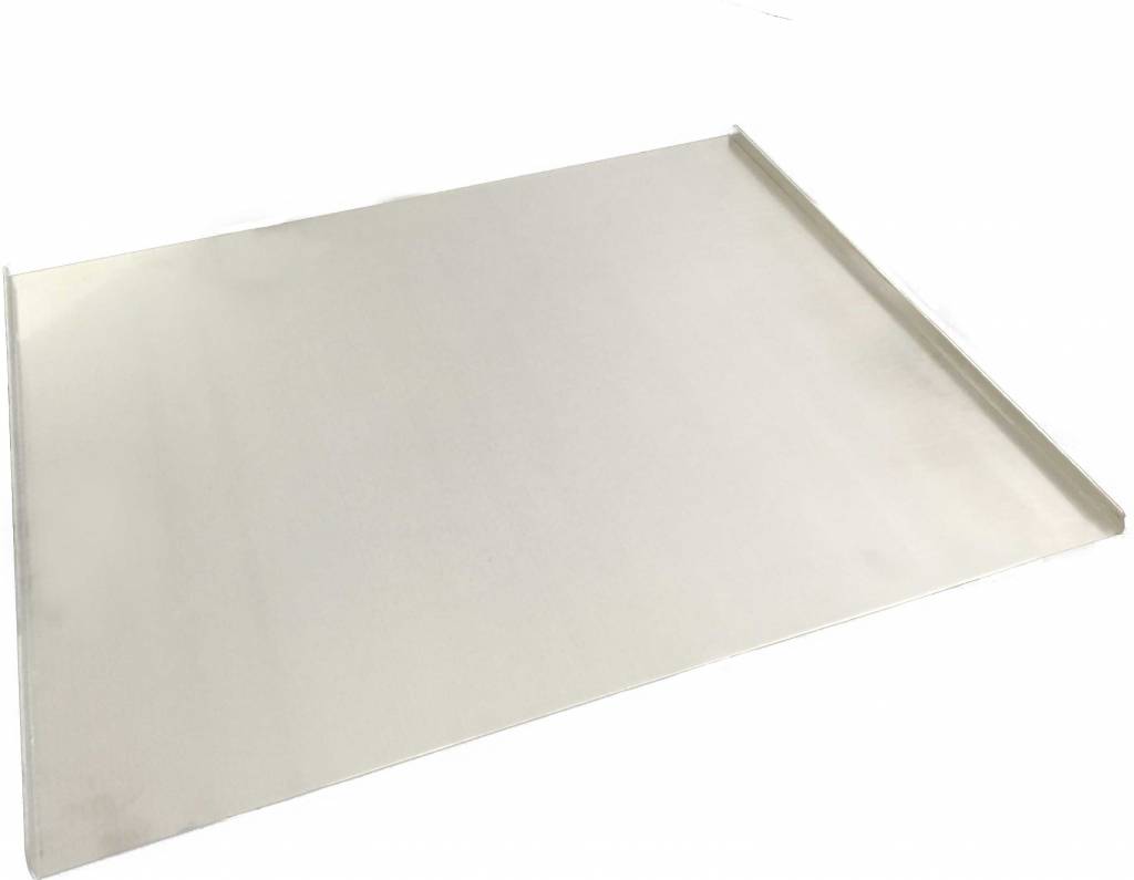 Backblech 530x650 2-Rand AlMg3 Rand auf kurzen Seiten