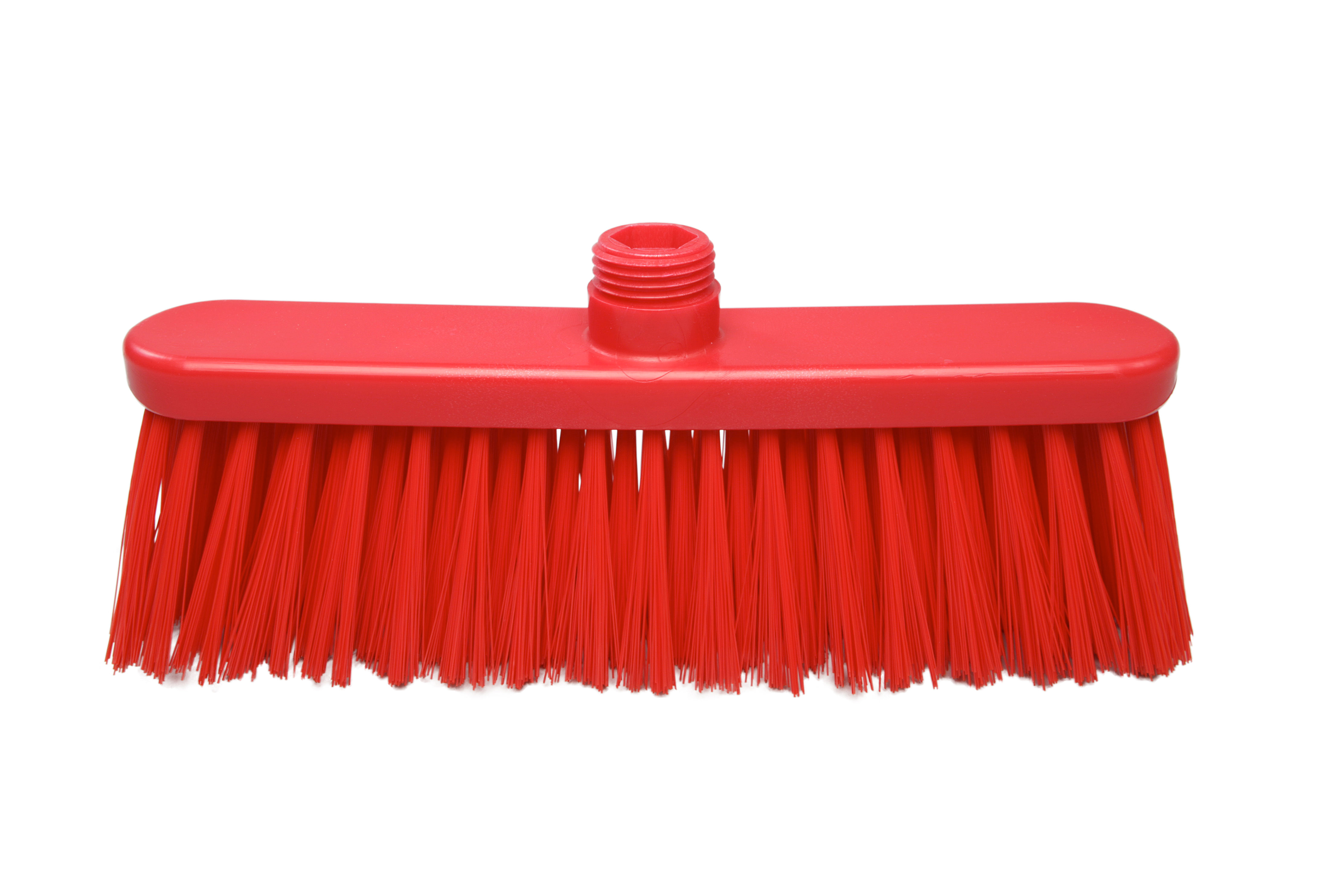 Besen Kobra weich 280mm / gerade Stielverbindung rot