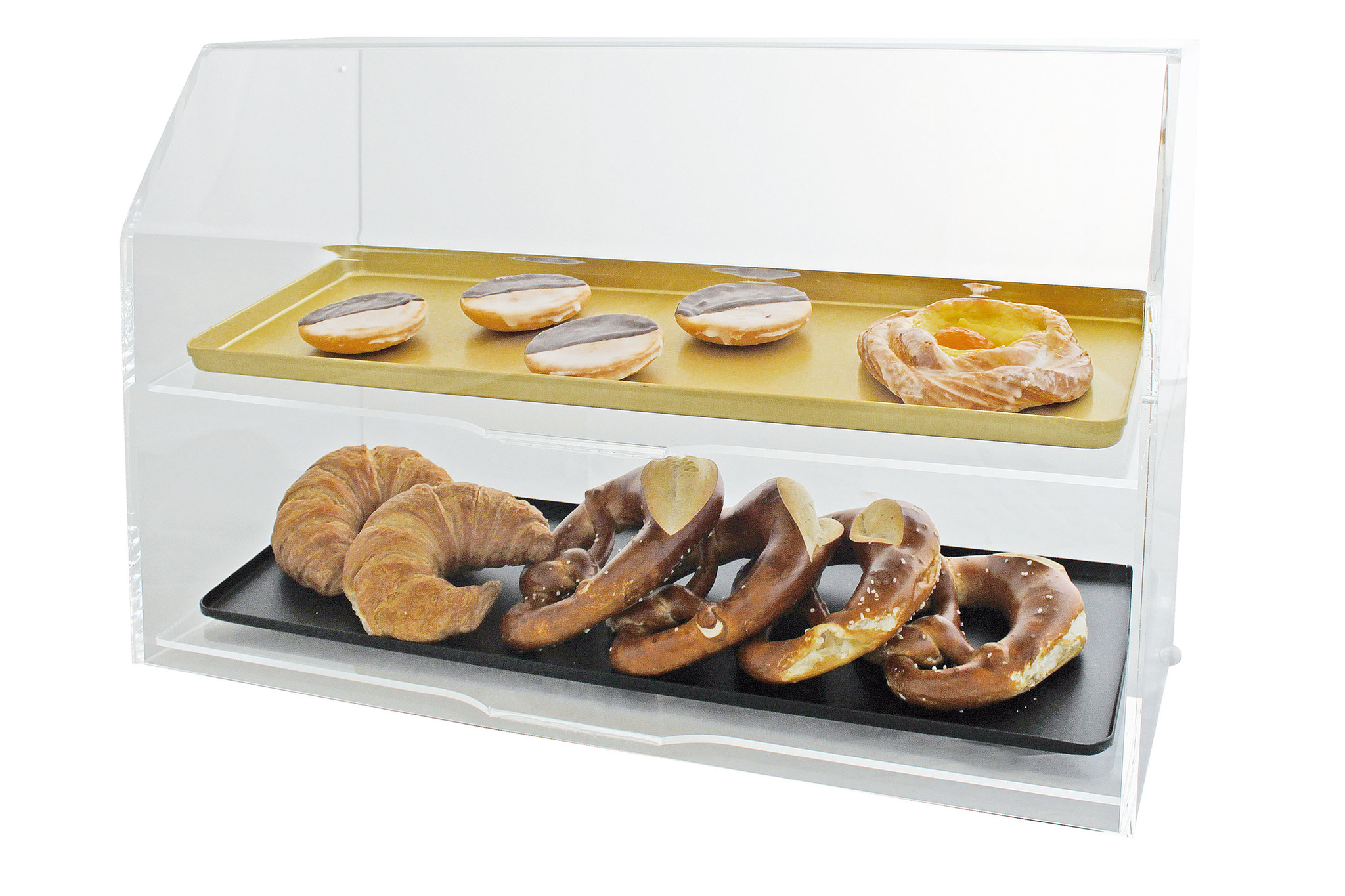 Thekenaufsteller für 2 Bleche 260 x 400 mm