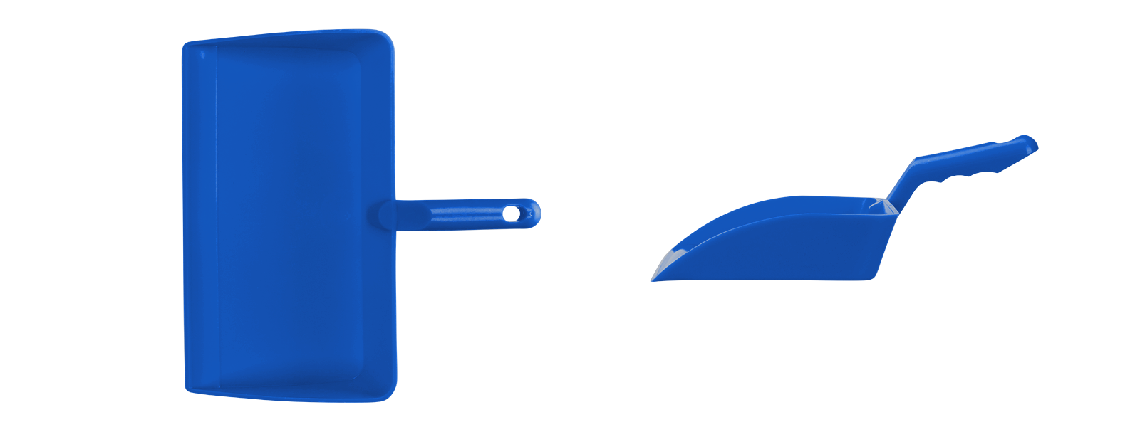 Kehrschaufel blau