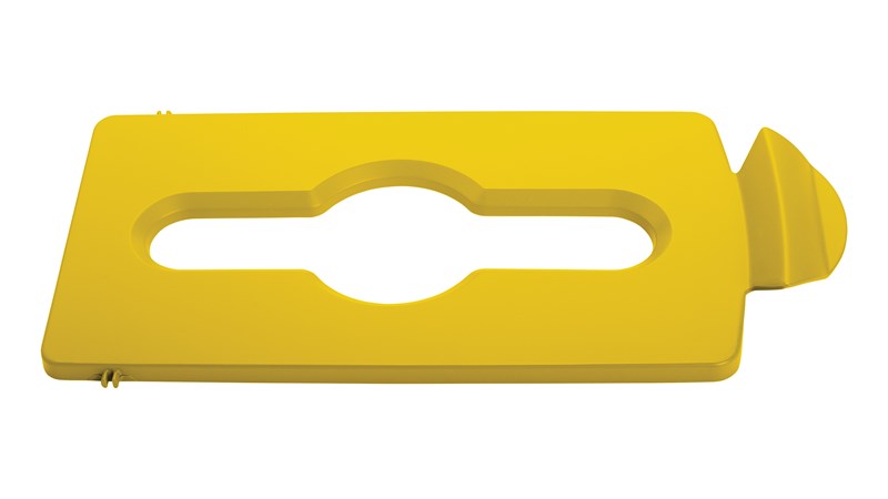 Deckeleinsatz für SlimJim Recyclingstation blau