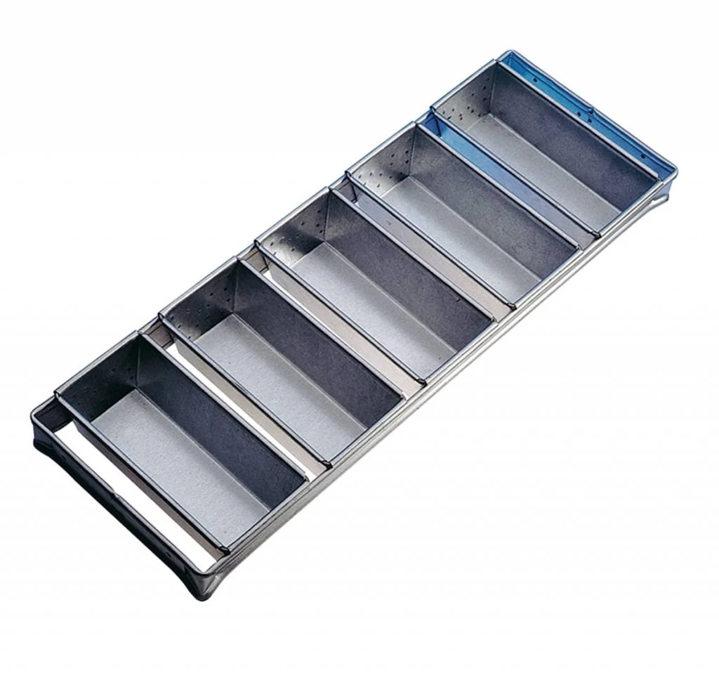 Brotform-Verband 5tlg., Alusteel mm