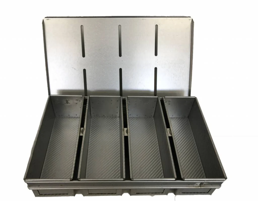 Toastbrotform-Verband 4 tlg. 300 x 110 x 110 mm