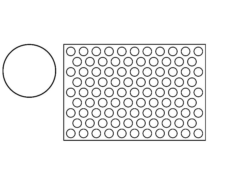 Keksausstechmatte rund, glatt