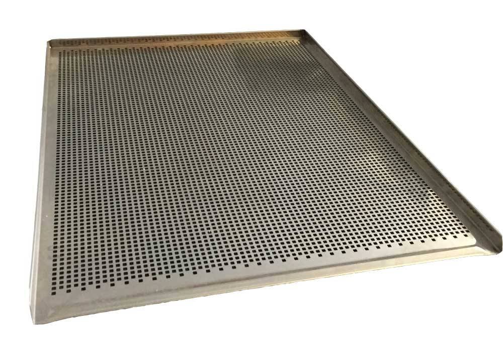 Brezellochblech 3-Rand Edelstahl 580 x 780 mm