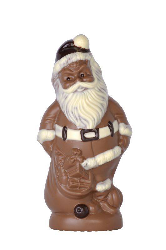 Schokogießform Weihnachtsmann mit gefülltem Sack