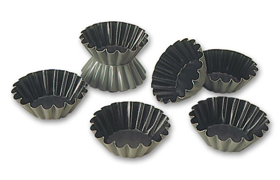 Backförmchen Brioche 18-blättrig  Exopan 70 mm