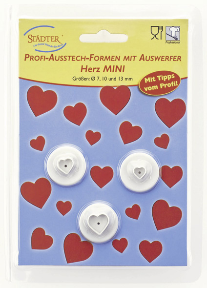 Ausstecherset, Mini-Herz