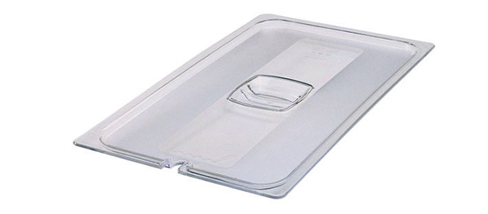 Deckel zu GN-Behälter 1/1 mit Löffel-Ausschnitt