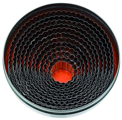 Ausstechersatz rund gerippt 12-tlg.