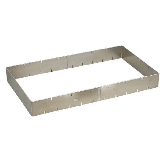 Schnittenrahmen mit Einkerbungen 240 x 440 x 50 mm
