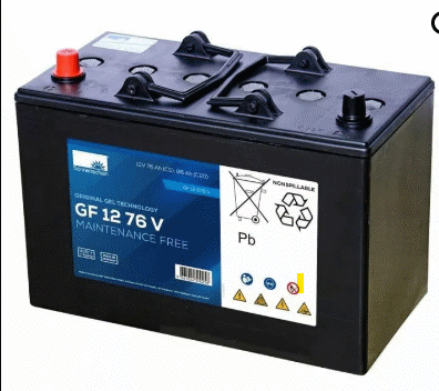 Nilfisk Gelbatterie Monoblock, 12V-76Ah