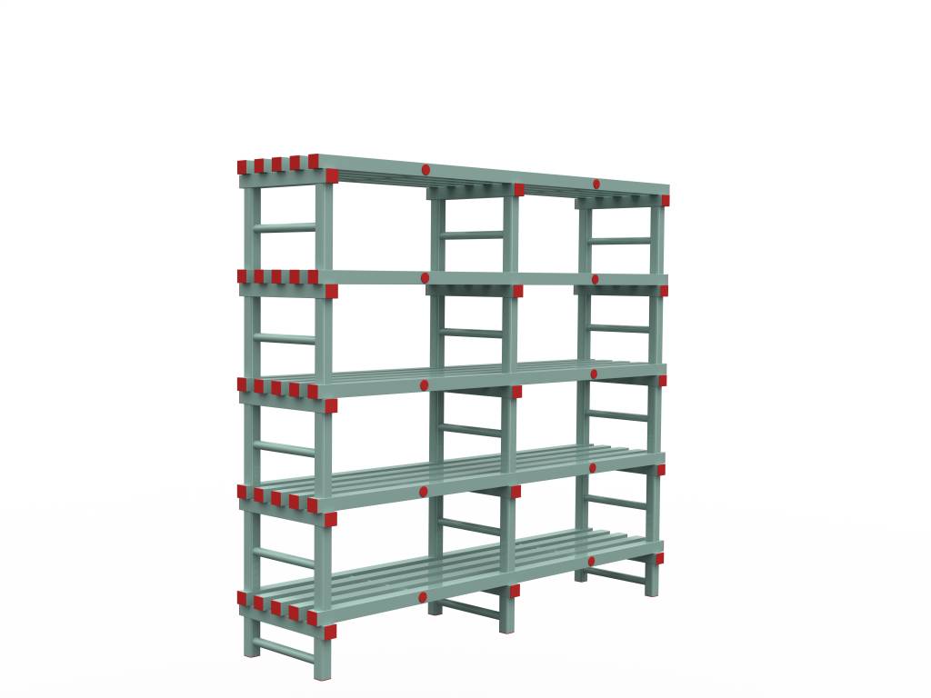 Lagergestell, Kunststoff 1000 mm