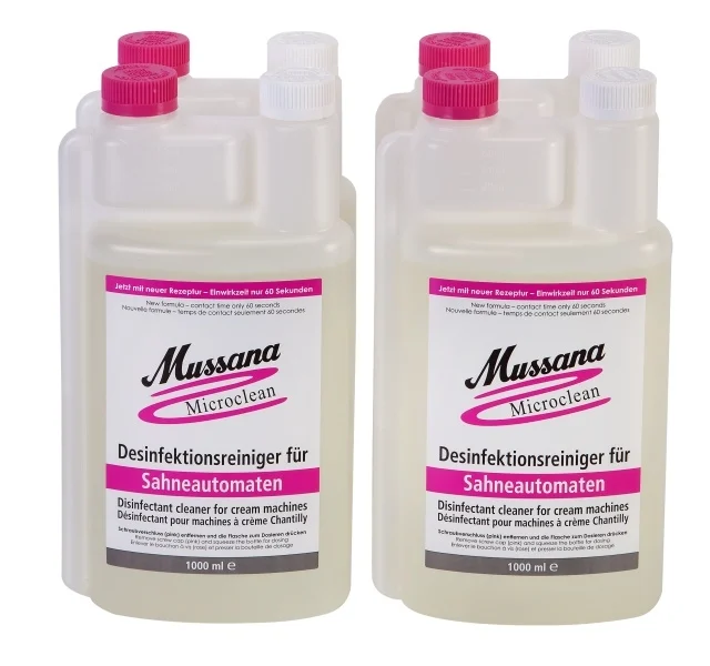 Desinfektionsreiniger Micro Clean NEU zu Mussana Schlagsahne-Automaten