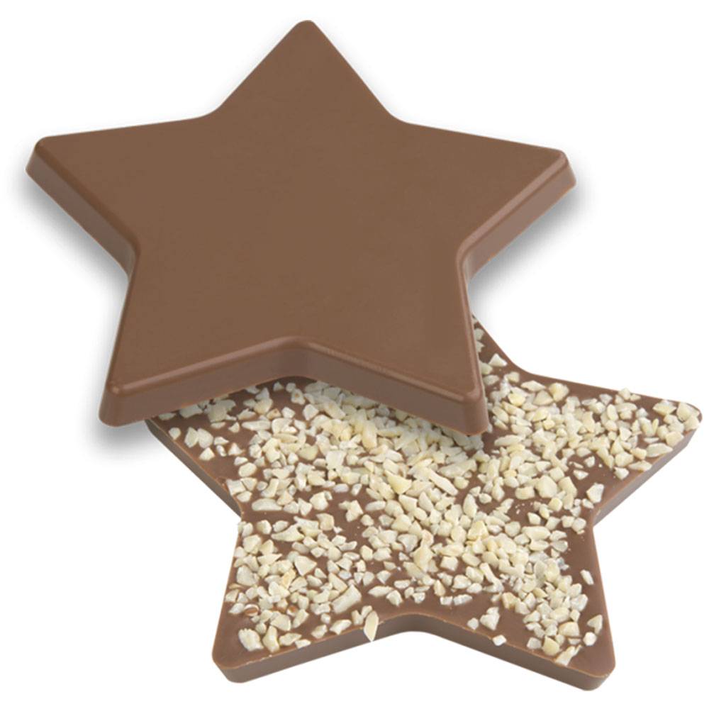 Schokogießform Konturtafel "Stern"