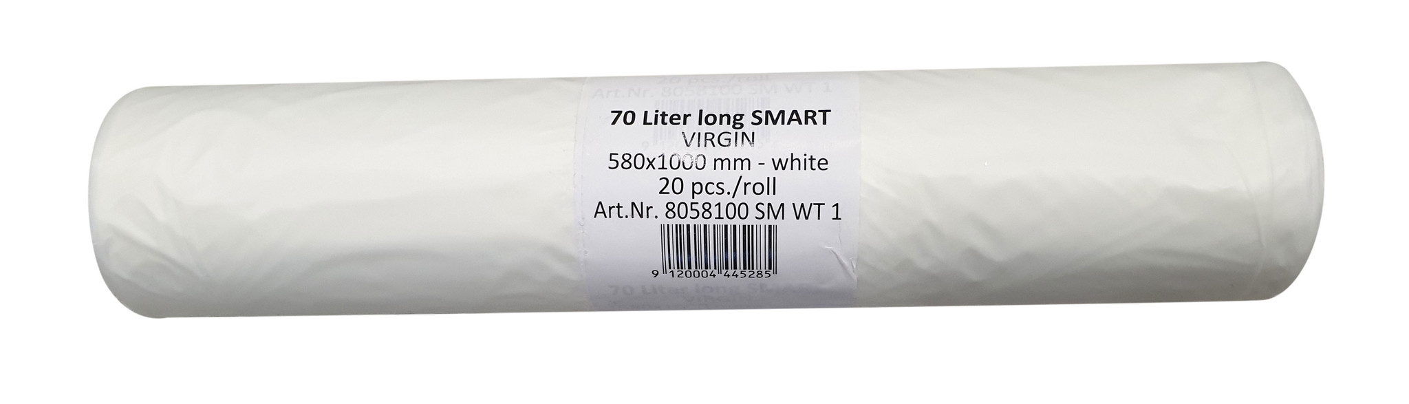 Säcke 70 Liter Standard weiß/transparent