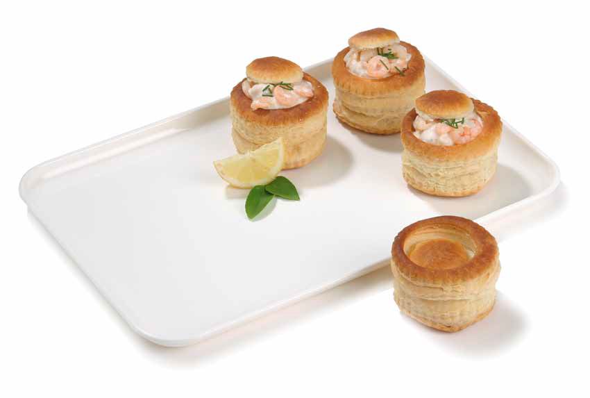 Auslegeplatten Kunststoff weiß 190 x 150 mm