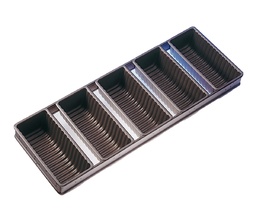 Rehrückenformen 5er-Verband, antihaftbeschichtet mm