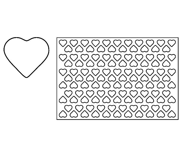 Keksausstechmatte Herz