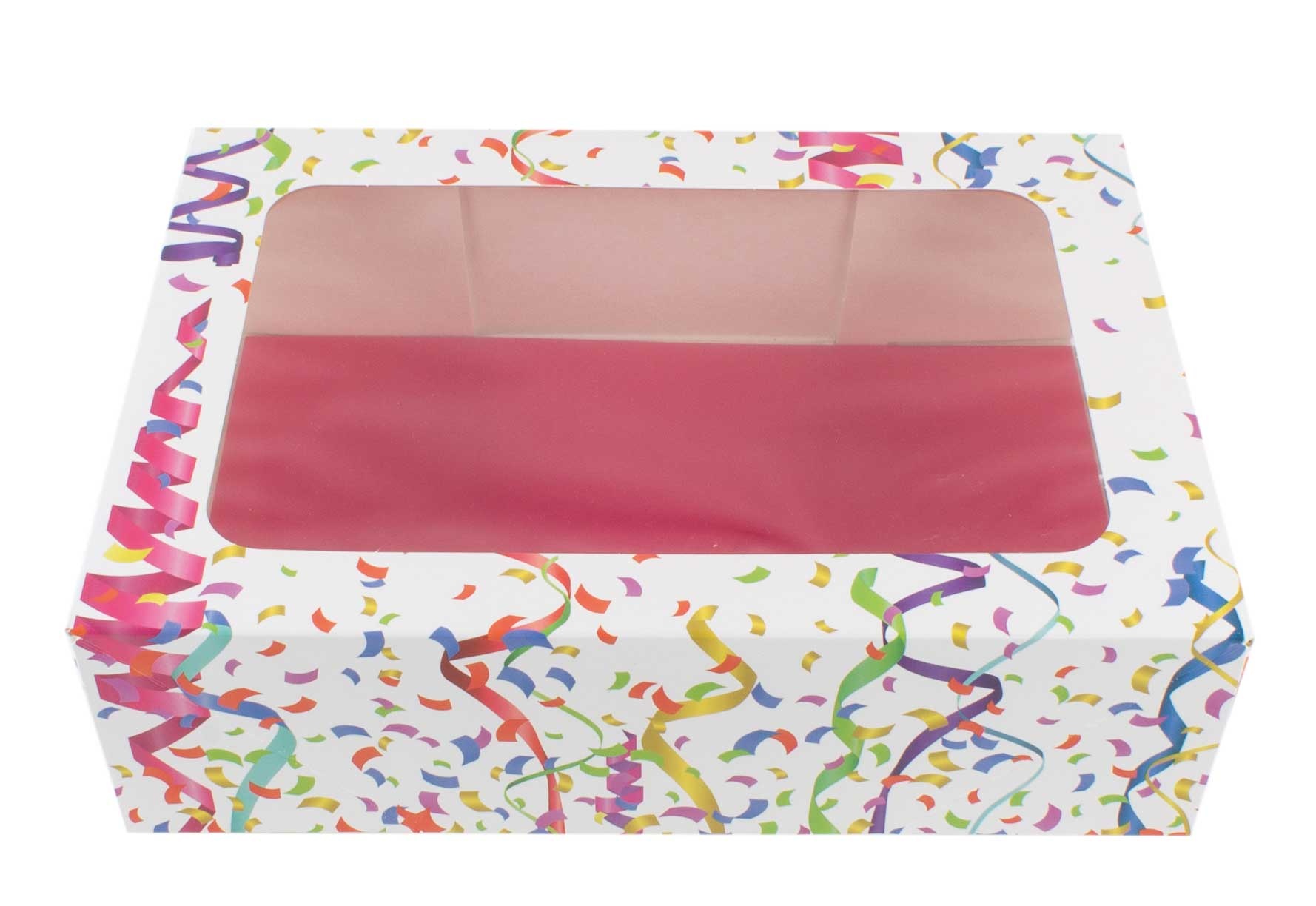 Krapfenkarton mit Fenster