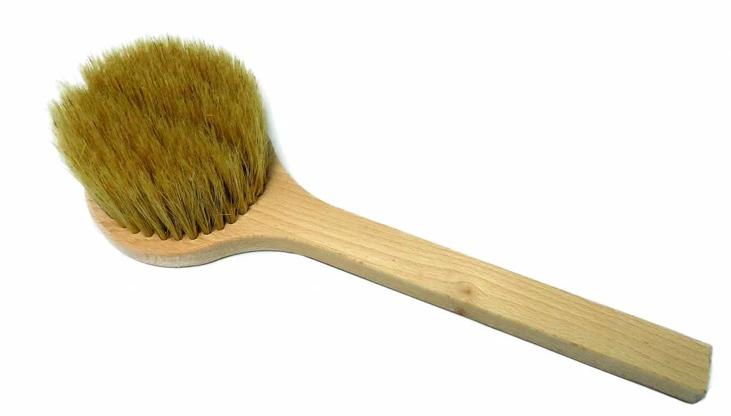 Brot-Anstreichbürste Holz rund