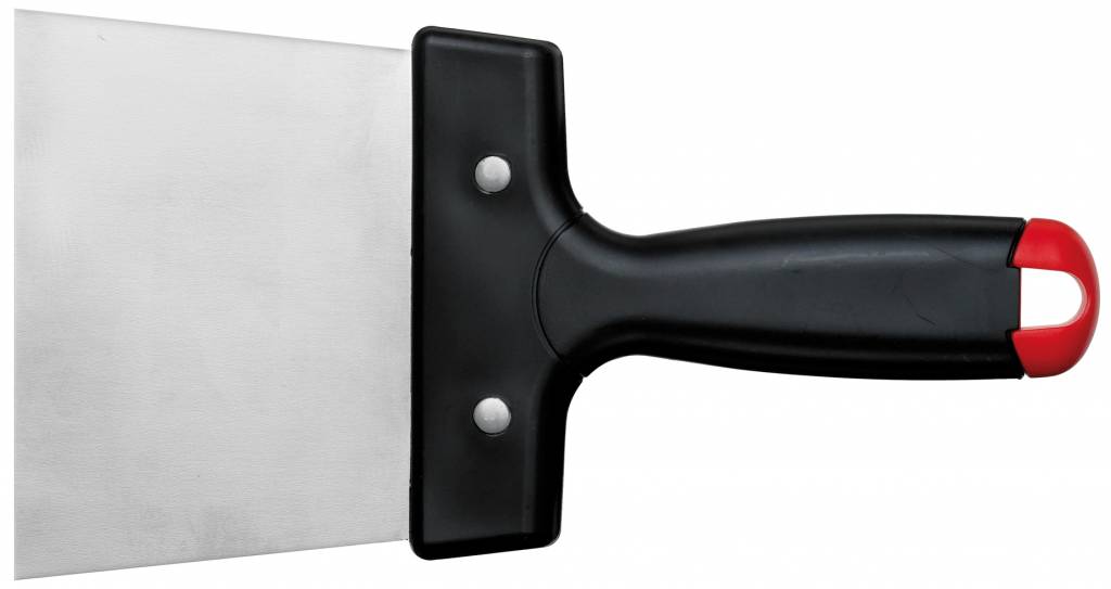 Schaber für Blechreinigung, schwarzer Griff