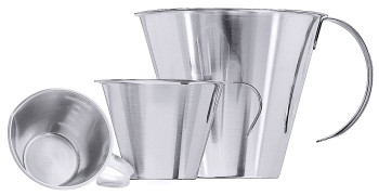 Messbecher Edelstahl 0,5 l