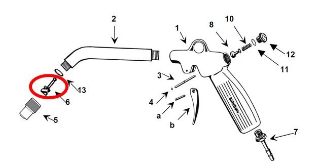 Drallkörper zu Birnbaum Brot- und Gebäcksprüher